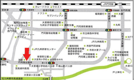ジャパンマリンクラブ　北九州市門司区　地図
